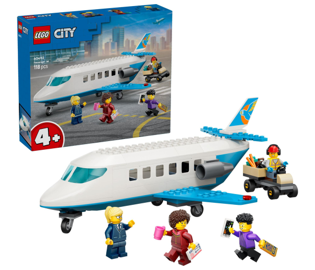 LEGO CITY 60492 Samolot pasażerski - 1529817 - zdjęcie 2